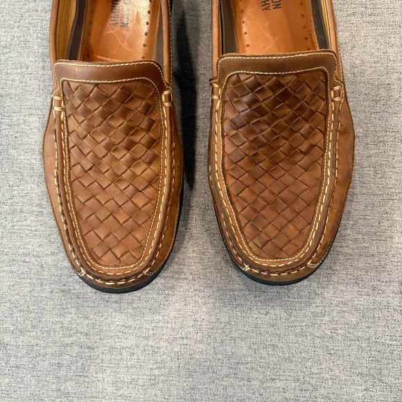 Johnston & Murphy Locklin Woven Venetian Leather Slip-On Loafers main image 10